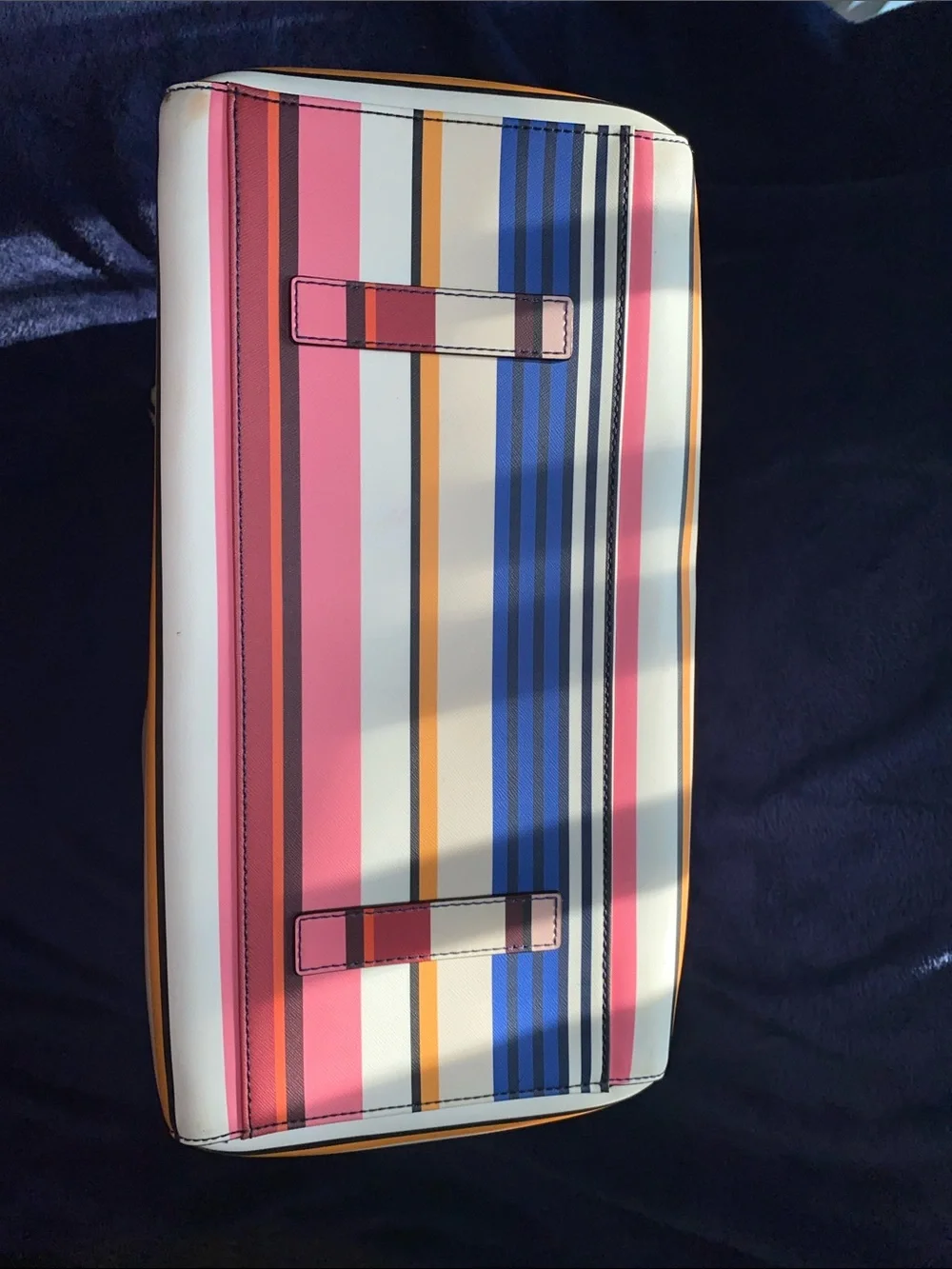 Kate Spade Striped Multi-Color Tote Bag / Diaper bag